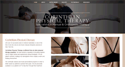 Desktop Screenshot of corinthiantherapy.com